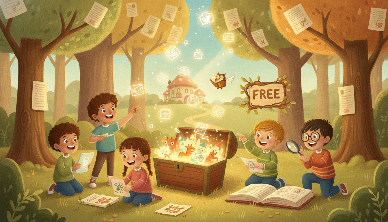 Finding Free Illustrations for Children's Books Wisely